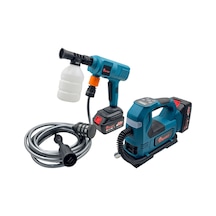 Fixonic Be-Welt BHD02 Şarjlı Yıkama Makinesi + Şarjlı Mini Kompresör Çantalı Set