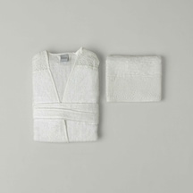 Linens Elia Bambu S/m Bornoz Seti Beyaz