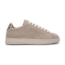 Tamer Tanca Kadın Hakiki Deri Bej Süet/leopar Sneakers & Spor Ayakkabı 1060 25113 Bn Ayk Y25 Bej Suet/leopar Bej-süet