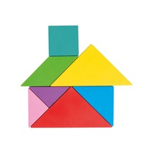03 569 Ahşap Manyetik Tangram -pilsan Oyuncak - Aıaı-897938 1 Adet
