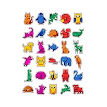 30 Adet Sevimli Pop-art Hayvan Sticker Seti - Laptop Ajanda Defter İçin Çok Renkli