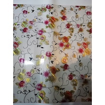 Şeffaf Masa Örtüsü 1,7 Mm 80 Cm X 180 Cm Kalın Desenli Pvc Kaym-Şeffaf-80 X 180