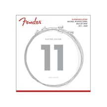 Fender 0733250408 Super Bullet Nickel Plated Steel Elektro Gitar
