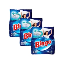 Bingo Ultra Beyaz Toz Çamaşır Deterjanı 3 x 1500 G