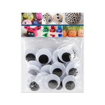 Oynar Göz Siyah 28 Mm 20 Li 1 Paket Oynayan Göz 28mm Hobi Tasarım Anasınıfı Kreş Etkinlik Elişi Genel