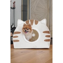 Ayrex B45-felted Kedi Köpek Evi