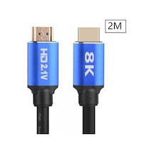 Alfais 5095 8K Ultra HD 2.1V 48Gbps Altın Kaplama Hdmi Kablo UHD 2 M Alfais 5095 8K Ultra HD 2.1V 48Gbps Altın Kaplama Hdmi Kablo UHD 2 M