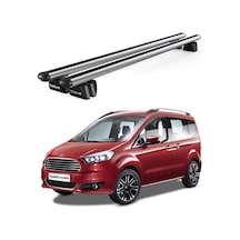 Pençe Ford Tourneo Courier 2014 Ve Sonrası Uyumlu Gri Ara Atkı Port Bagaj Tavan Barı