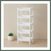 Bezos 5 Katlı Geniş Sepet Raf Organizer 355x220x870 Mm Bzstk Çok Renkli