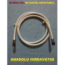 Telebox Tv Anten Kablosu Full Hd Rg6 U6 Tak Kullan 30 Metre Kablo
