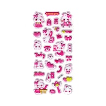 Sticker Kabartmalı Stiker Defter Planlayıcı Etiket Lde008 -19x9cm - Tavşan Ve Telefon