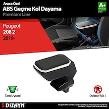 S-dizayn Peugeot 208 2 Kol Dayama Kolçak Geçmeli Abs Gri 2019 Üzeri A+kalite