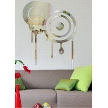 M3 Decorium Akan Daireler Dekoratif Ayna Gümüş