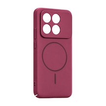 Xiaomi Poco X6 Pro Mika Pc Magsafe Kapak - Bordo Standart