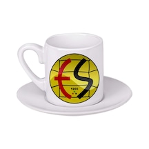 Eskişehirspor Türk Kahvesi Fincanı Beyaz Eskişehirspor Türk Kahvesi Fincanı Beyaz