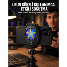 Ergonomik Telefon Soğutucu 2 Hız Ayarı, Hafif Ve Taşınabilir Yeni Nesil - Lisinya