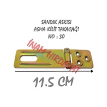 Sandık Askısı - No 30 - 11.5 Cm Asma Kilit Takacağı