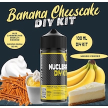 Nuclear 100 Ml Dıy Kit Banana Chesscake Gıda Aroma 20 Ml Aroma İçerir