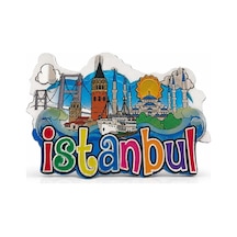 Magicool İstanbul Temalı Ahşap Buzdolapı Süsü Magnet Alk5940