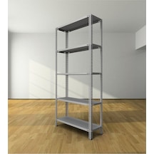 Uzmangrupraf Uzman Grup Raf Çelik Raf-5 Raflı 2Metre 59X60 Çelik Raf-Depo Rafı