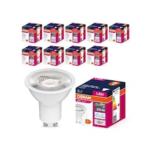 Led Value Par16 Gu10 6.9w 80w Eşdeğeri 6500k Gün Işığı, 600 Lm, 36 Spot, Crı 80, Cam Gövde 10 Lu Paket