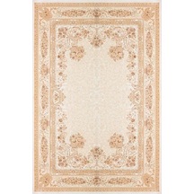 Çam Halı Gloria Td68801 Bej Klasik Desen Dokuma Saçaklı Kilim