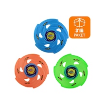 Frizbi Fırlatma Diski Plaj Kumsal Oyuncağı 24 CM 3 Lü Paket