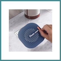 Bezos Süzgeçli Lavabo Gider Koruyucu Mat Gri Mac Standart