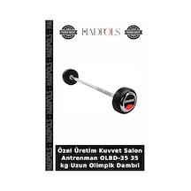 Özel Üretim Kuvvet Salon Antrenman Olbd-35 35 Kg Uzun Olimpik Dambıl