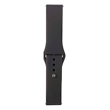 Galaxy   Uyumlu  Watch Active 2 40mm Band Serisi 20mm Klasik Kordon Silikon Strap Kayış-gri