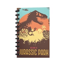 Mabbels Spiralli Defter Jurassic Park Wellcome To Kahverengi 80 Yp 17x24 Dft-388609 Çok Renkli