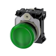 Siemens 3su1106-6aa40-1aa0 - 22mm Plastik 230vac Yeşil Komple Sinyal Lambası