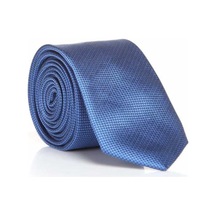 Gaffy Indigo Mavi Slim Fit Düz Renk Dokuma Kravat / DDK-01 Mavi