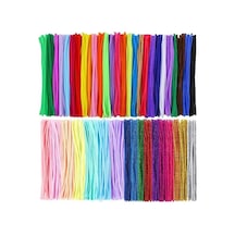 Şönil Pastel Metalik Ve Ana Renkler 30 Cm 150 Li 1 Paket Renkli Tüylü Tel Peluş Tel 30 Cm Elişi Okul Projeleri Sü Diğer