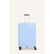 Defacto Unisex Sert Kapaklı Büyük Boy Valiz H2407axnsbe814 Mavi-be814