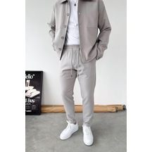 Taş Basic Beli Lastikli Jogger Pantolon Taş