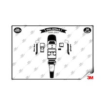 Opel Astra G 1998-2003 Torpido Konsol Trim Göğüs Maun Kaplama Set 25 Parça Siyah