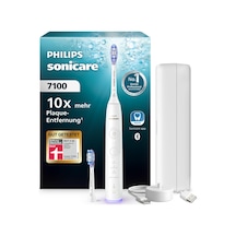 Philips Sonicare 7100 Elektrikli Diş Fırçası, Uygulamalı Sonic Diş Fırçası, 4 Fırçalama Modu Ve 3 Yoğunluk Seviyesi, Basınç Kontrolü, Easystart, Smartimer, Beyaz, Model Hx7420/02 Yeni Teknoloji