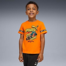 Puma Çocuk Tişört Puma X Hot Wheels Turuncu