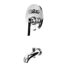 Newarc Premium Ankastre Banyo Bataryası Valfli Gagalı 832131 Krom