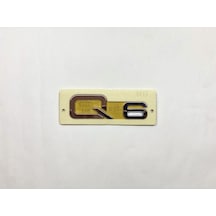 Audı Q6 Bagaj Yazısı 120mm-36mm Uyumlu