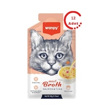 Somonlu Ve Ton Balıklı Kedi Çorbası 50 Gr X 12 Adet