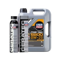 0w20 Motor Yağı Top Tec 6200 5 Lt Ve Ceratec Seramik Motor Koruyucu 300 Ml Yağ Bakım Seti