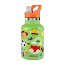 Skip Hop Spark Style Paslanmaz Çelik Stickerlı Suluk Yeşil 380ml Yeşil