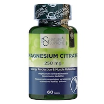 Natures Supreme Magnesium Citrate 250 Mg 60 Tablet Aromasiz