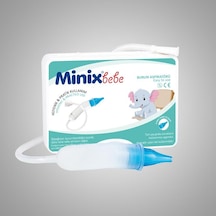 Minix Bebe Yumuşak Uçlu Aspiratör Beyaz