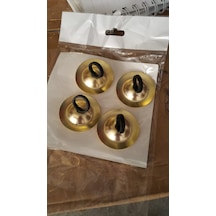 Dansöz Zil 4 Adet Tam Set 2 El için Antitonyum Kaplı Metal Ürün