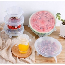 6lı Silikon Strech Kapak Plastik Beyaz Diğer