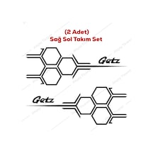 Getz Bal Peteği Sticker Hyundai Getz Sticker Getz Oto Sticker