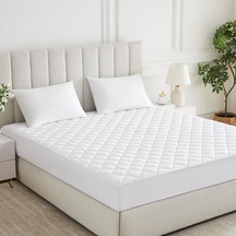 %100 Mikrofiber Kapitone Yatak Koruyucu Alez Full Kenar Çarşaf Fitted Tek Çift Battal Bebek 60 X 120